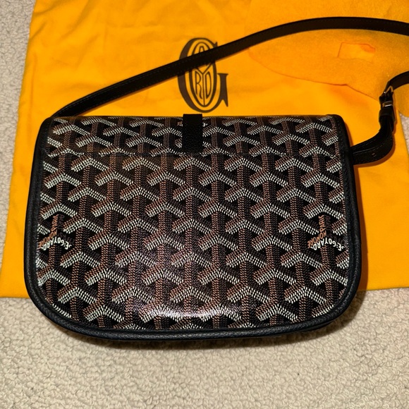 SOLD*Goyard Belvedere II Messenger Bag Coated Canvas PM Black - Picture 3 of 11